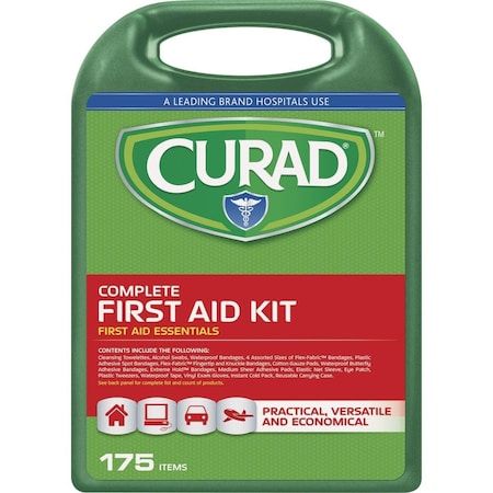 Curad Complete First Aid Kit 175-Piece CURFAK300RB